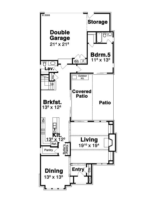 First Floor image of Kendall House Plan